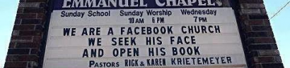 Facebook Church!