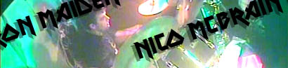 Iron Maiden – Nick McBrain il batterista